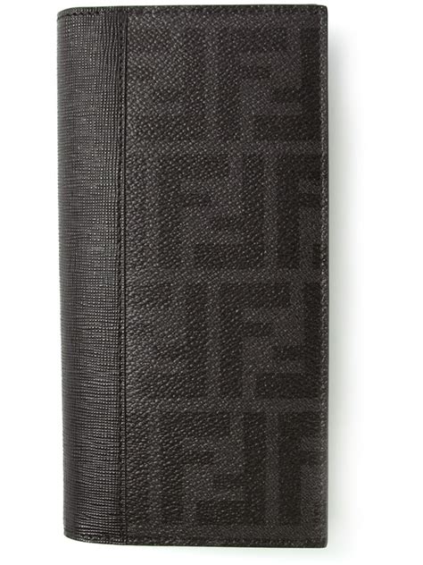 fendi long wallet mens|fendi small wallet.